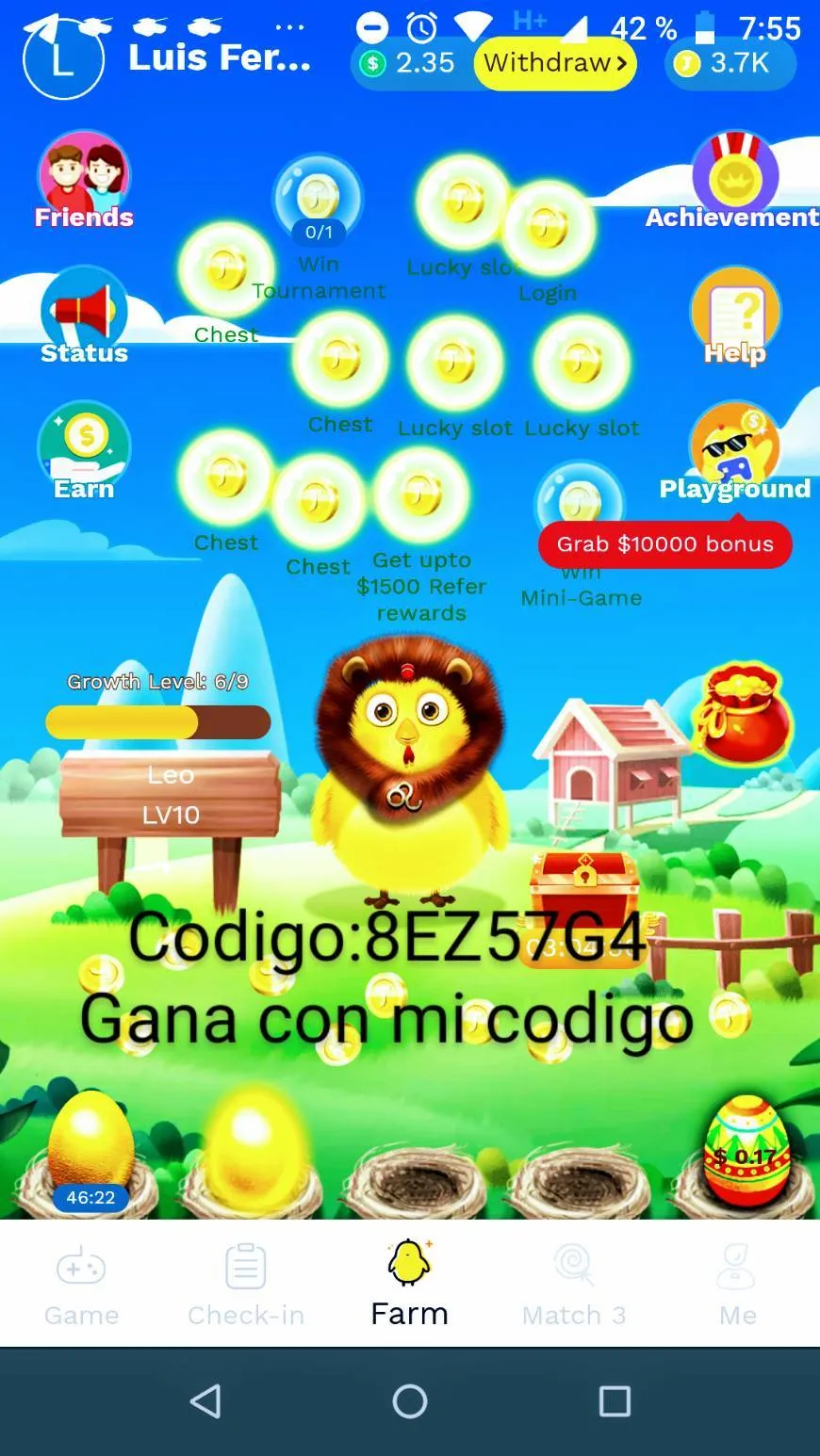 Minijoy codigo :8EZ57G4