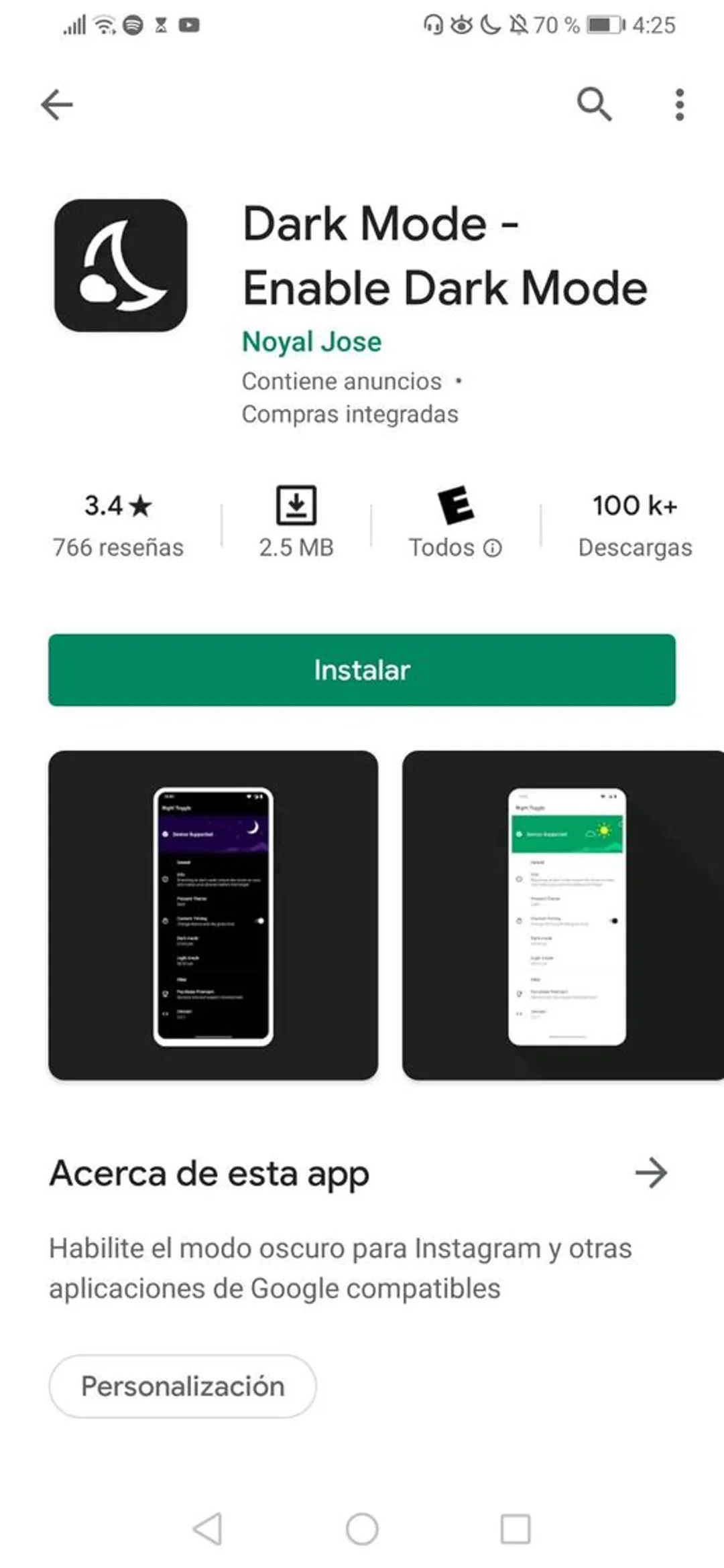 Dark Mode Theme for Play Store - Apps on Google Play