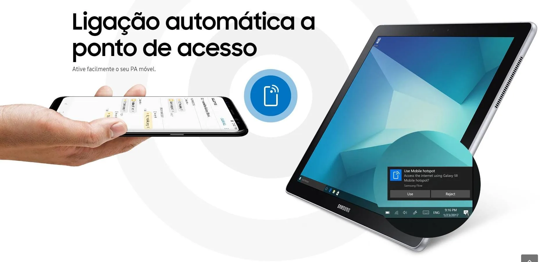 Samsung Flow | Apps e Serviços | Samsung Portugal