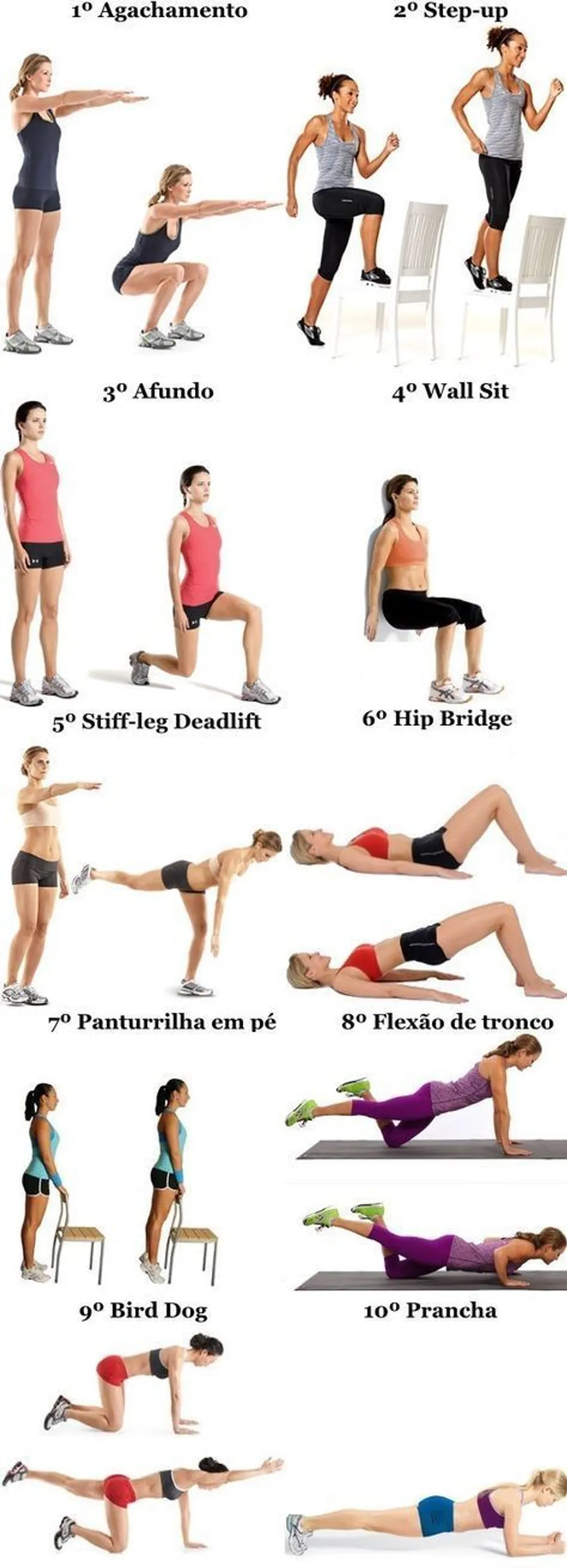 Exercício em casa- sem equipamento