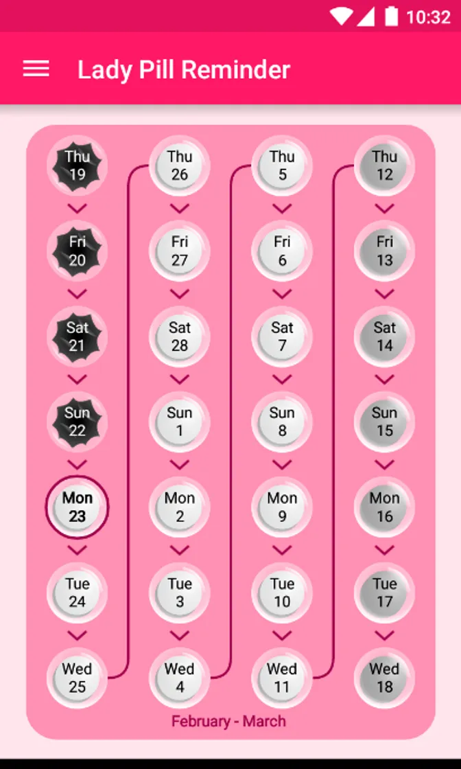 Lady Pill Reminder