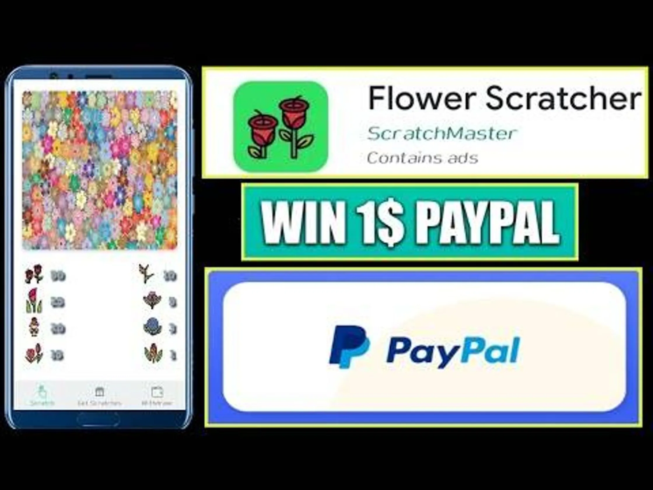 Flower $cratcher