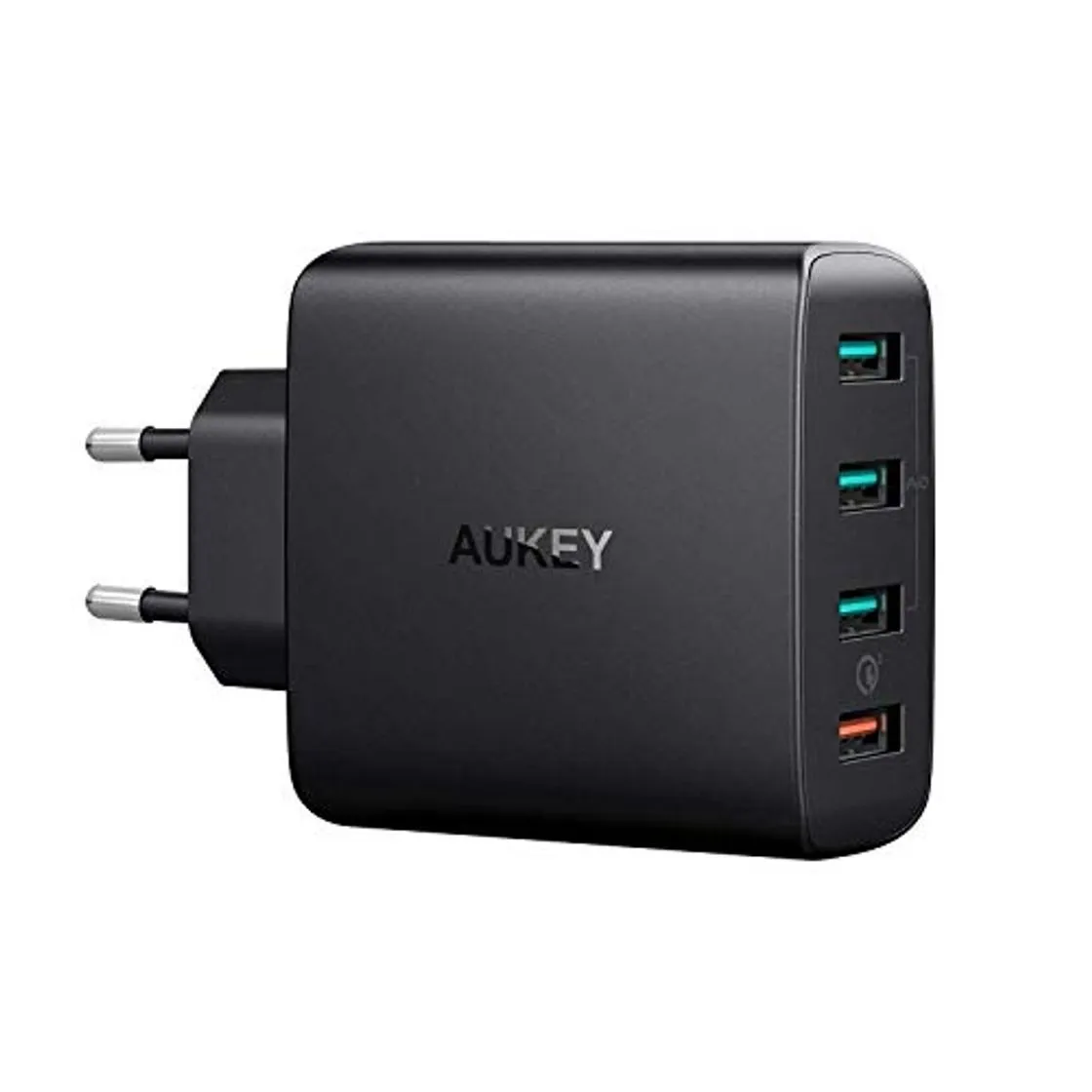 AUKEY Quick Charge 3.0 Cargador Móvil 4 Puertos 42W Cargador de Pared
