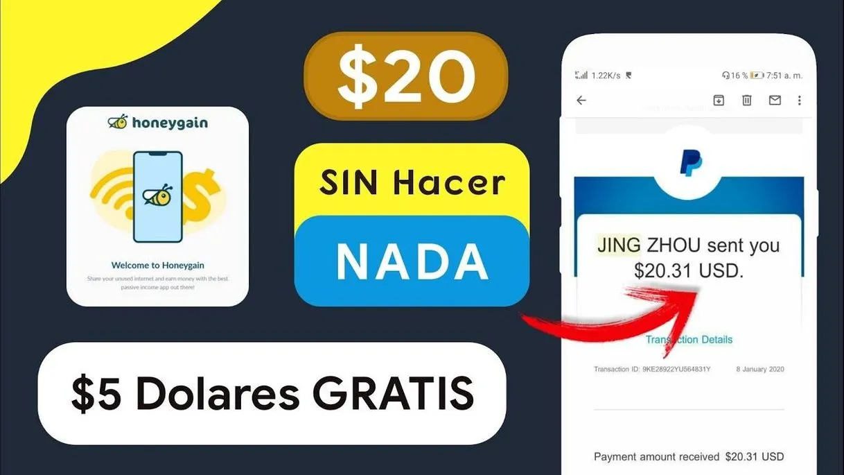 Esta es una aplicacion que te da 5 dolares si te suscribis!