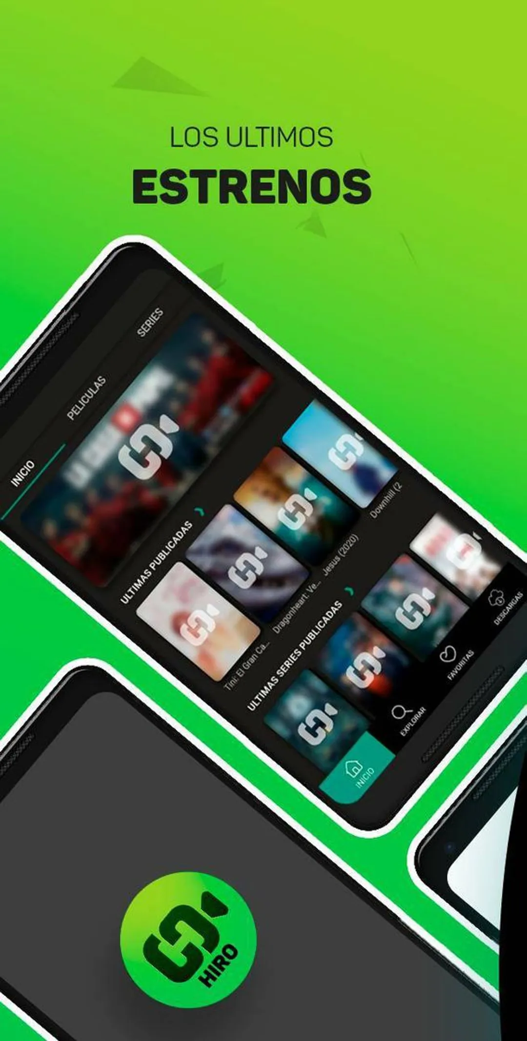 La app es para ver películas,series gratis