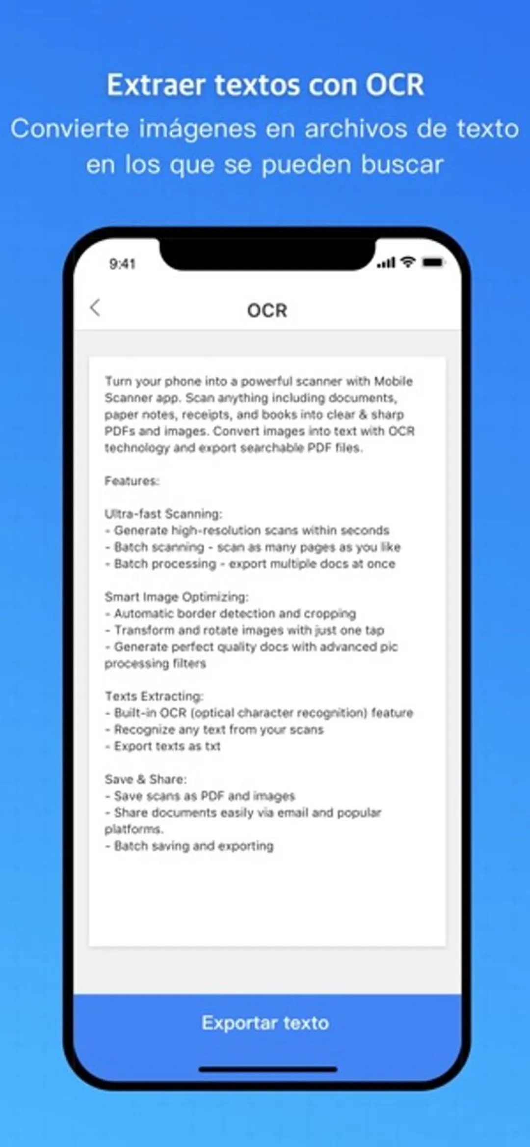 Scanner de texto