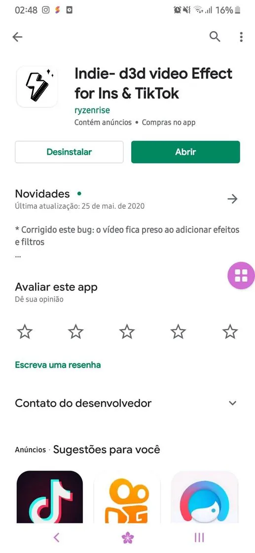 Indie- d3d video effect for ins e tiktok