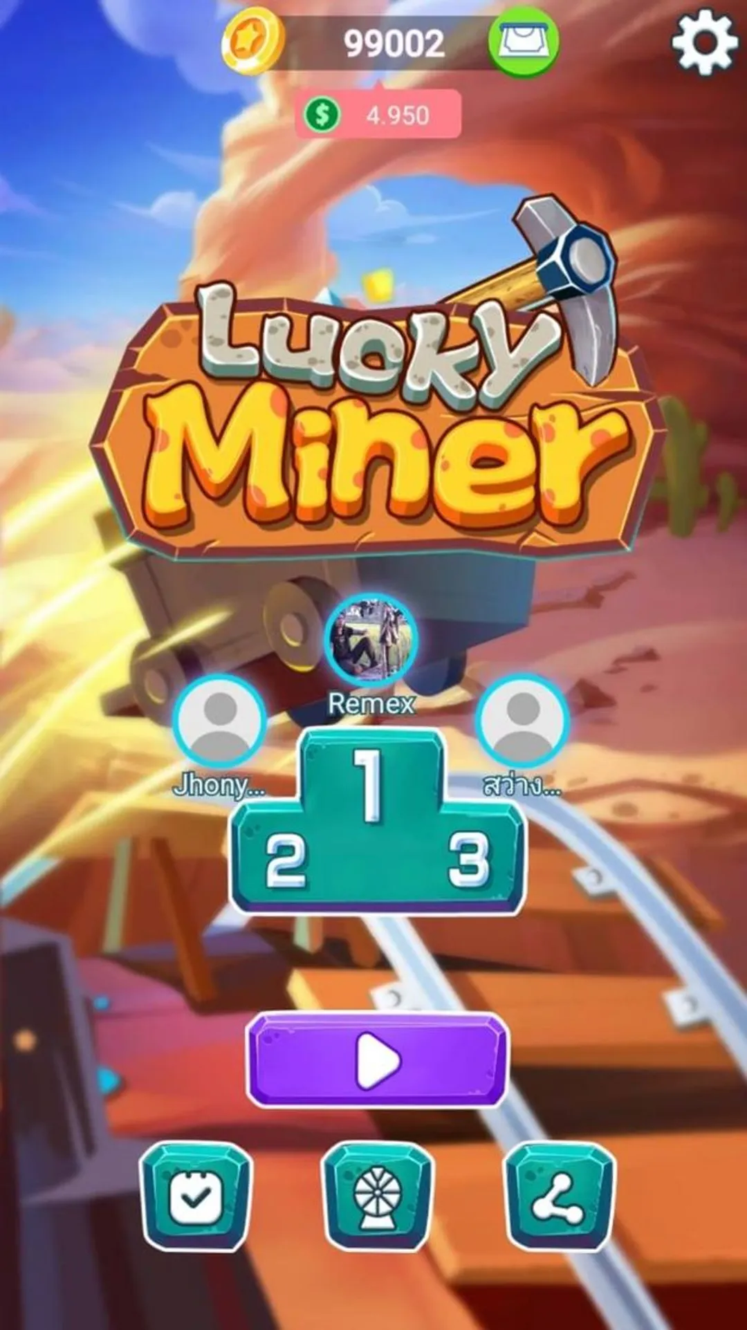 Luvky miner..