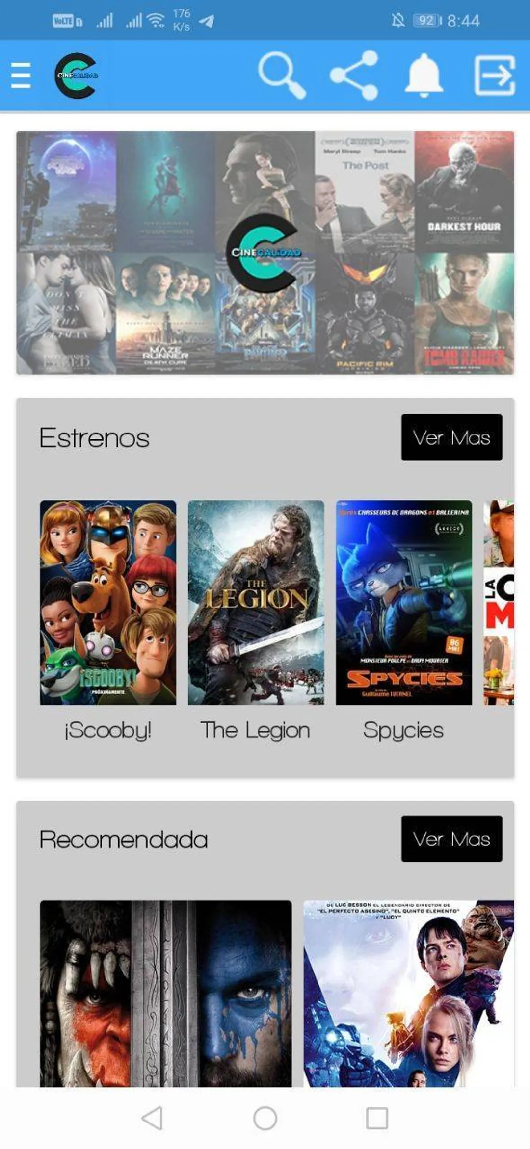 Android TV pelis
