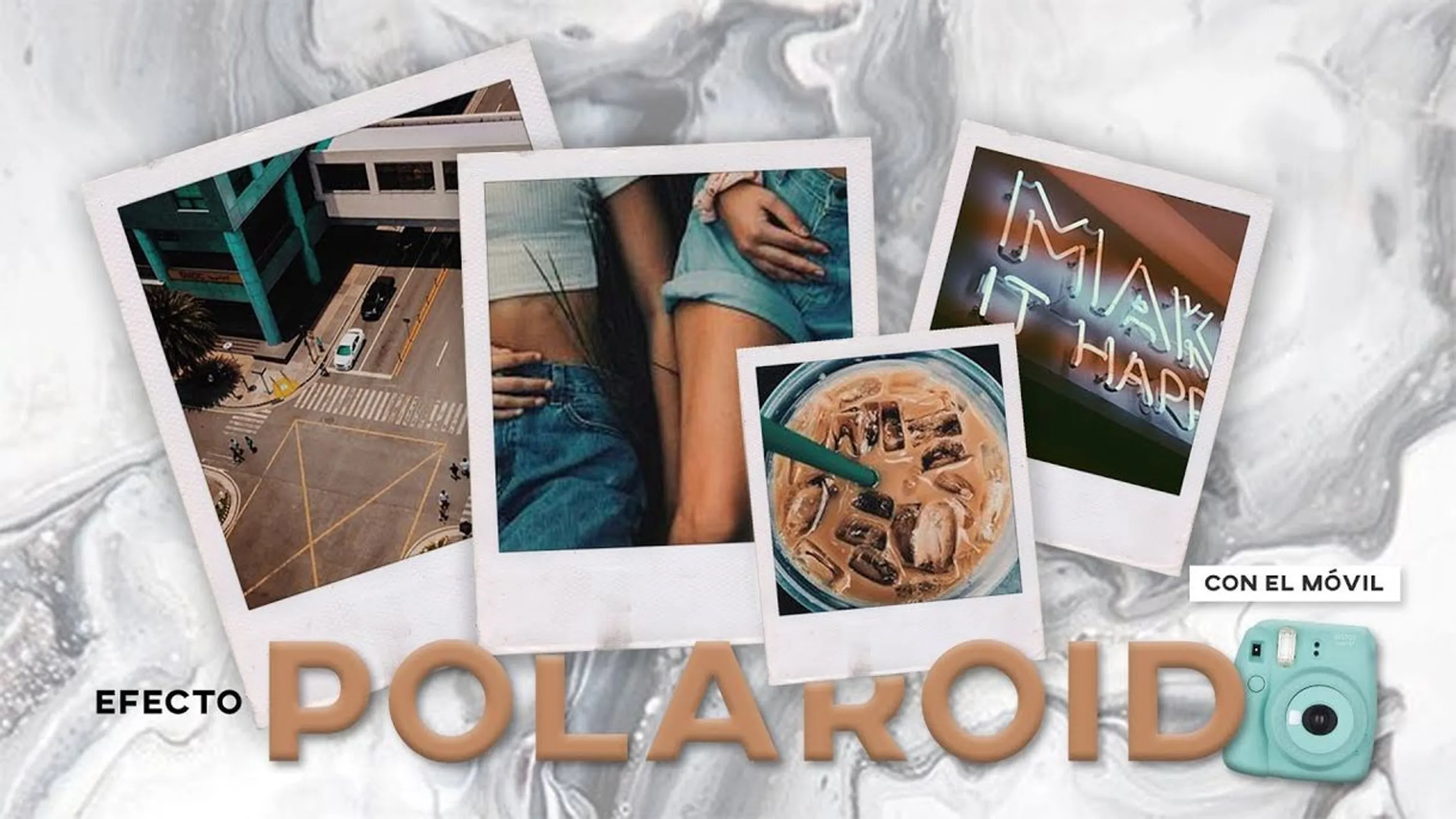 Para editar tus fotos tipo polaroid