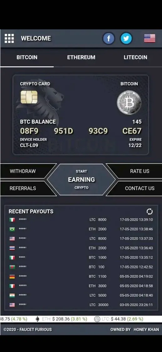 App muy buena para generar criptomonedas...✌