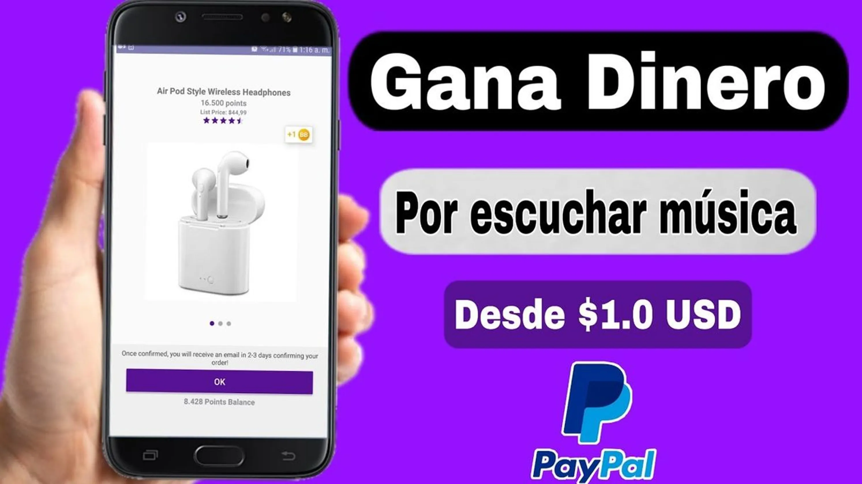 Gana Escuchando Musica