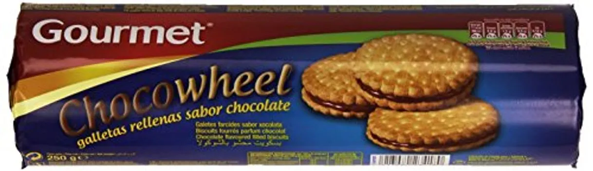 Gourmet Chocowheel Galletas Rellenas con Sabor a Chocolate