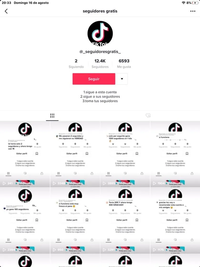 TikTok una buena app para divertirte, te dejo mi perfil ;)