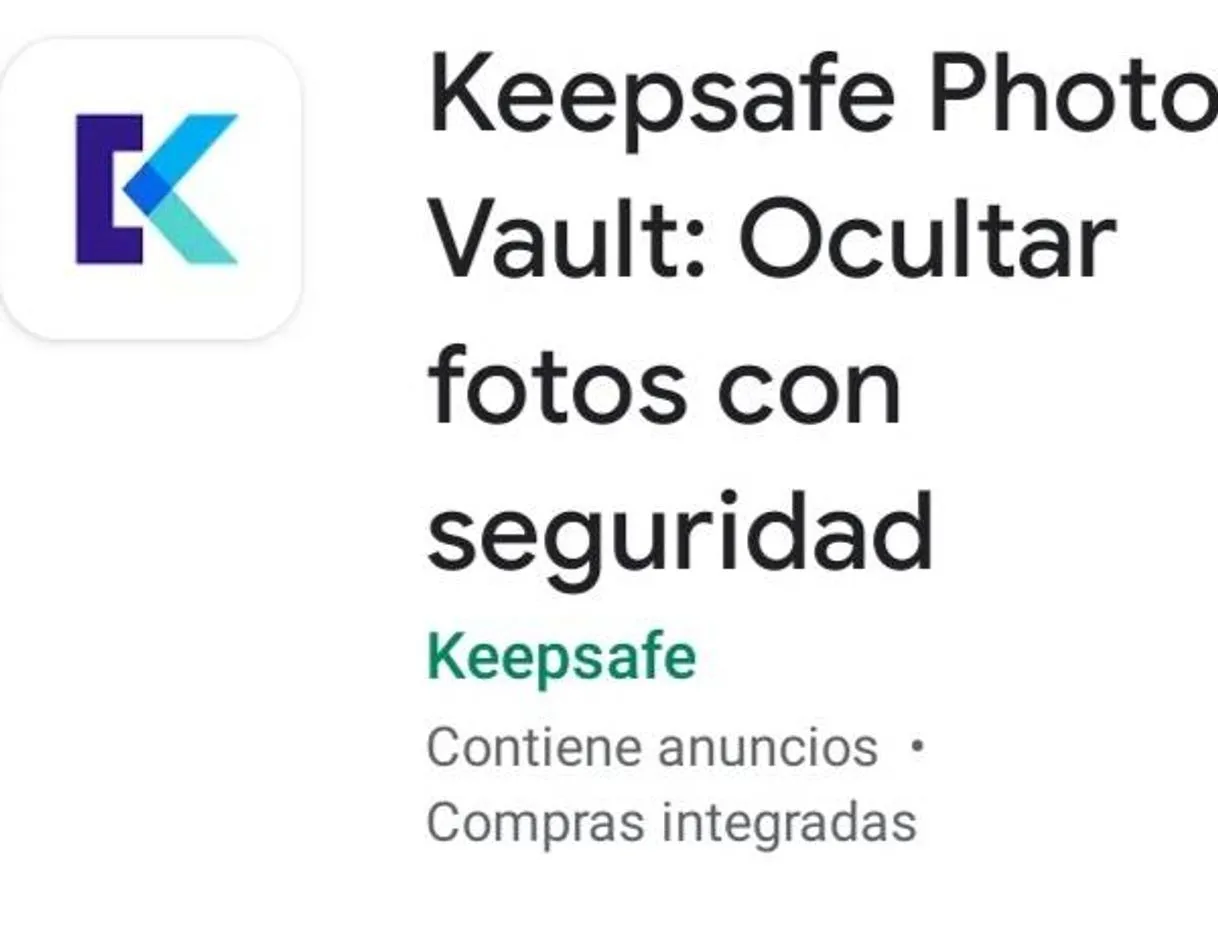 Keepsafe-Ocultar Fotos con Seguridad