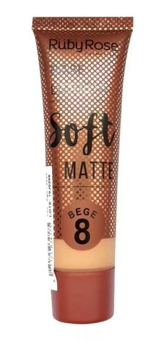 Ruby Rose Soft Matte 8 Bege - Base Líquida 29ml