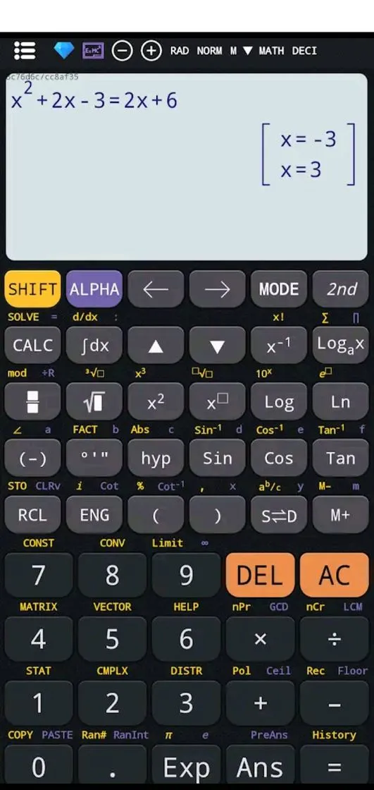 Free scientific calculator es plus advanced 991 ex - Apps on Google ...