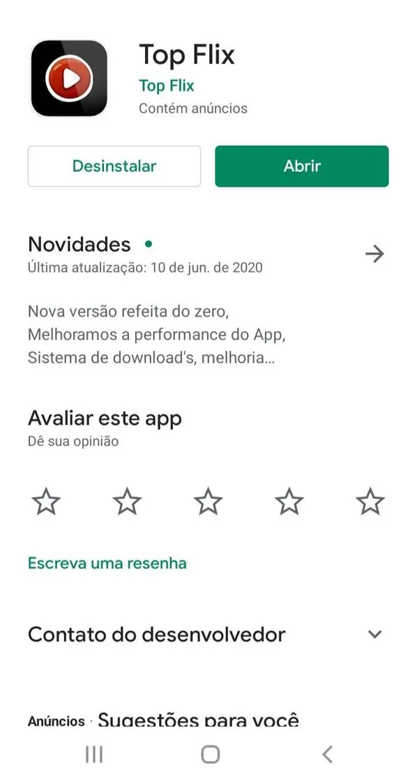 APLICATIVO PARA SÉRIES E FILMES- TOP FLIX