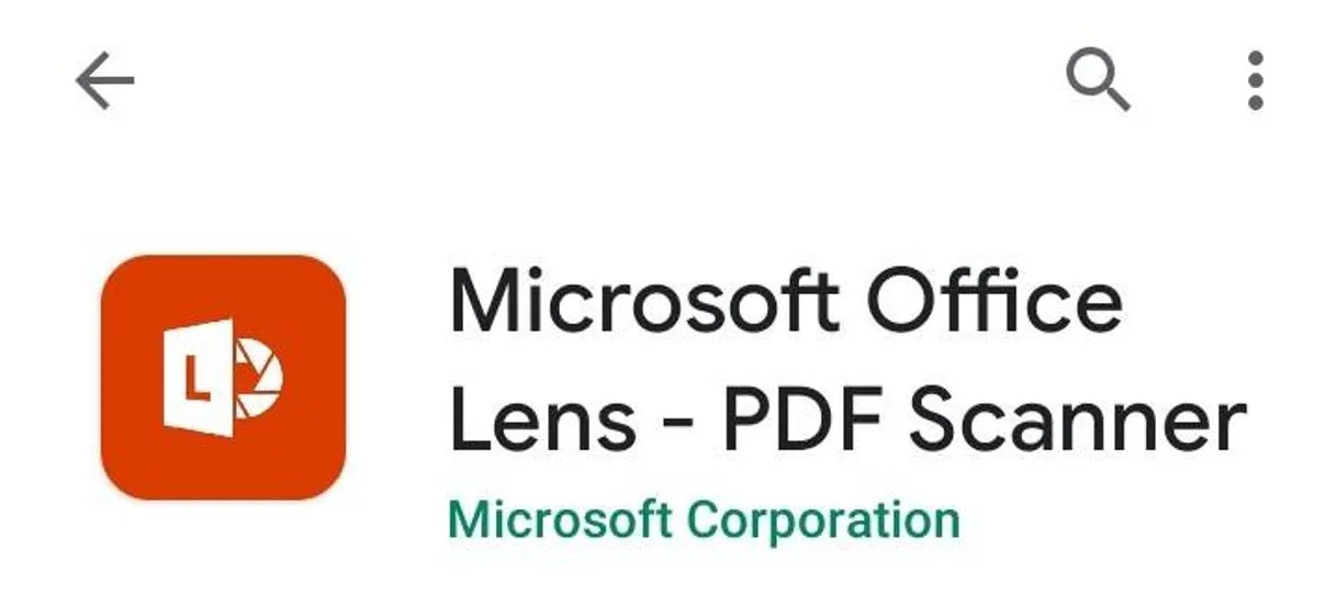 Microsoft Office Lens - PDF scanner