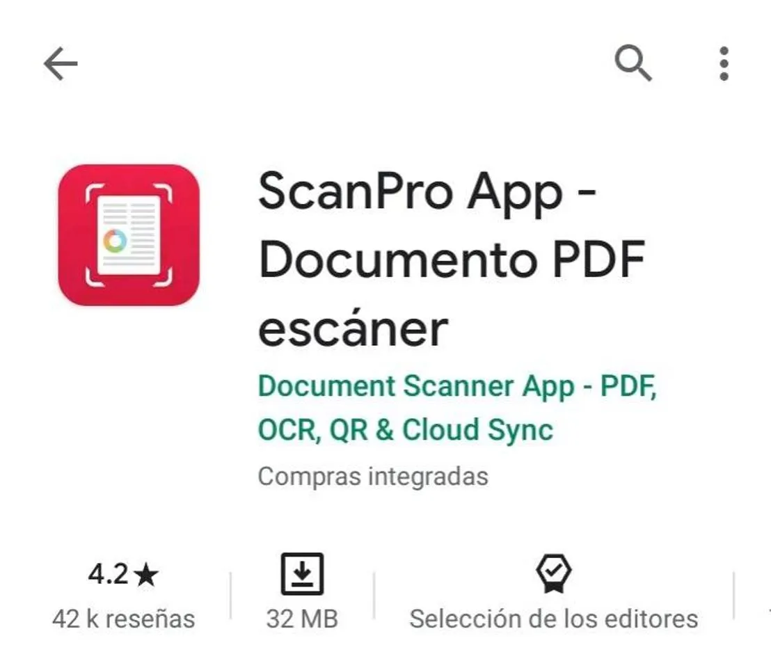 ScanPro App- Documento PDF Escáner