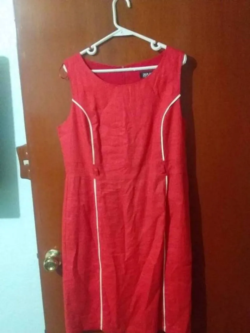 Vestido Duplan naranja talla 34