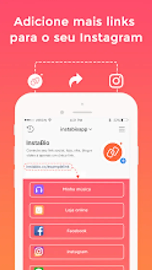 InstaBio - criar site de links
