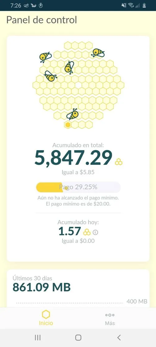 honeygain gana dinero fácil y rápido solo por consumir megas