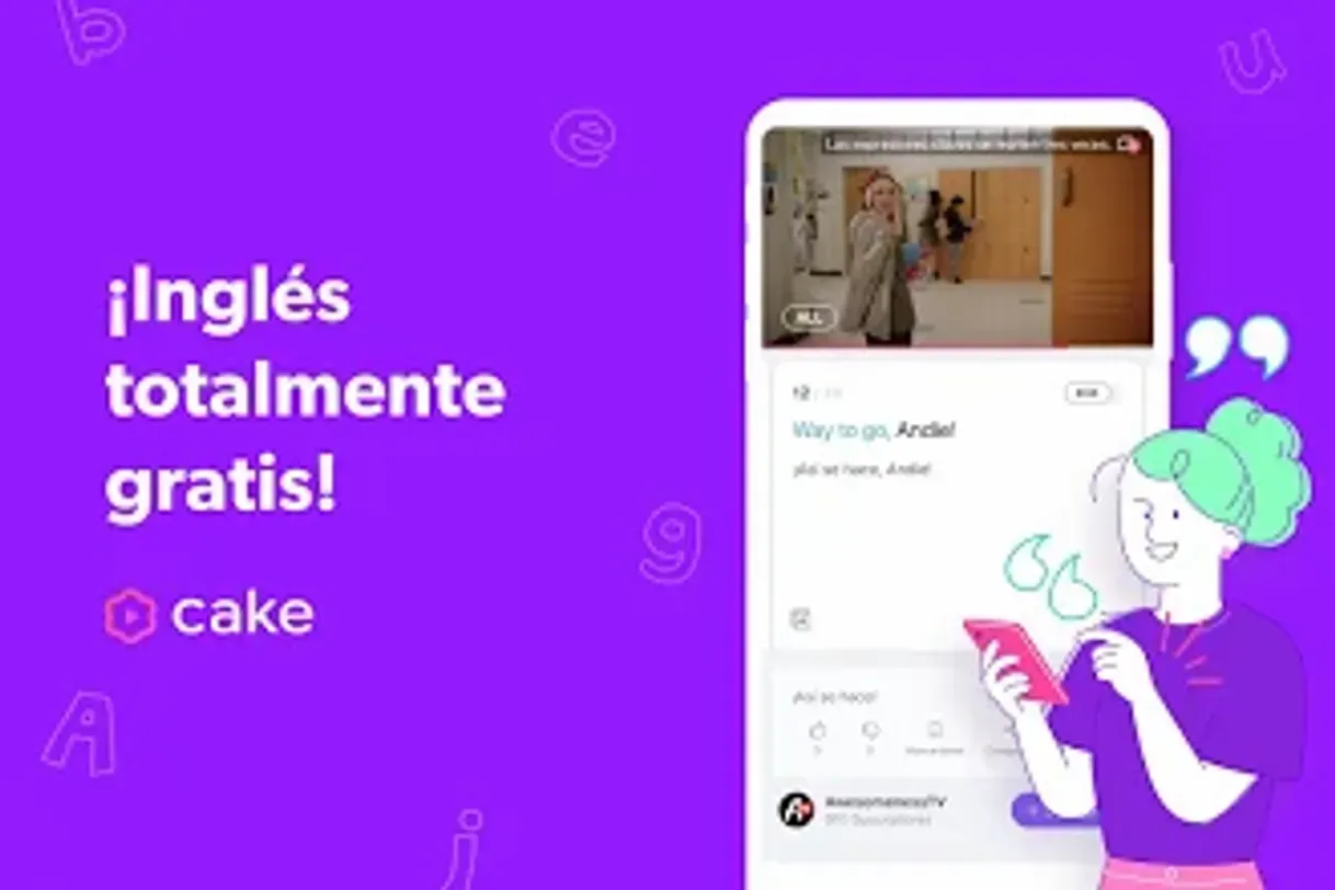 Cake: practica inglés