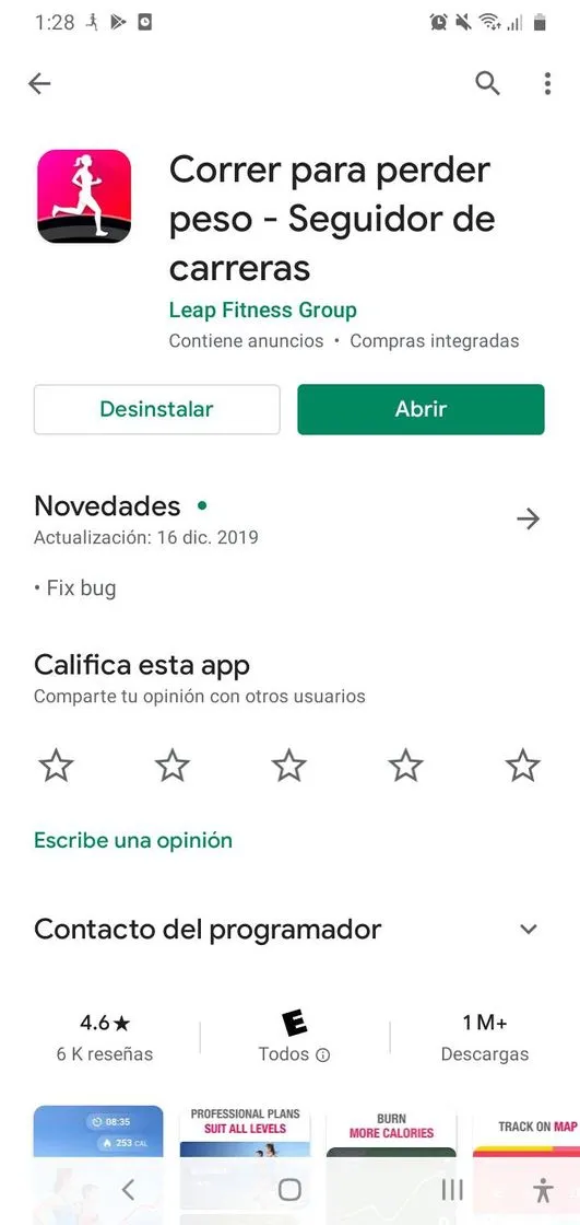 Correr para perder peso.