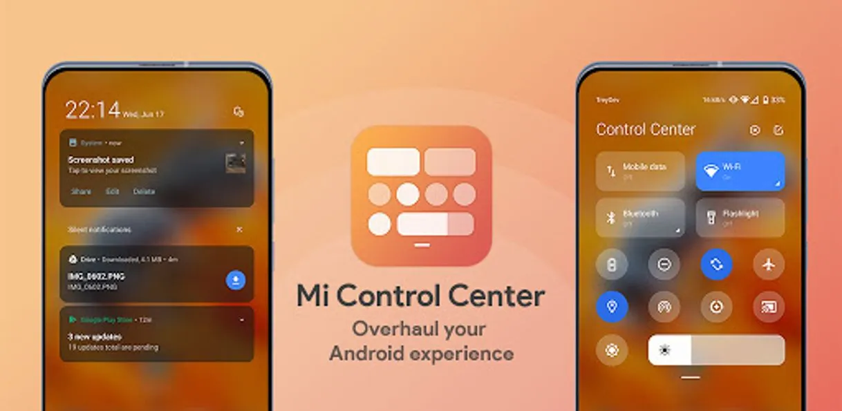 Mi Control Center: Notifications and Quick Actions