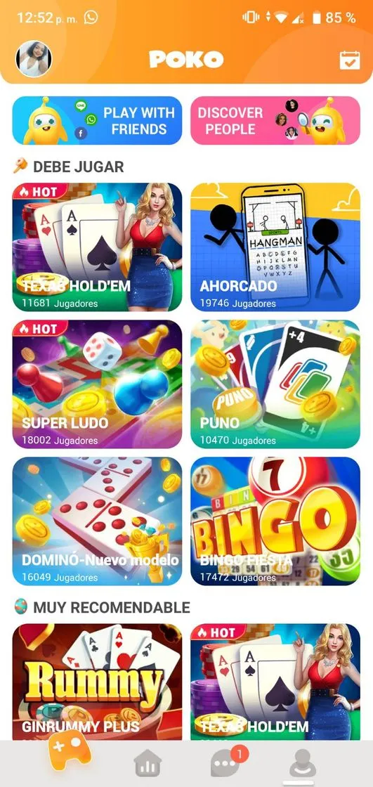 Es una app de juegos online