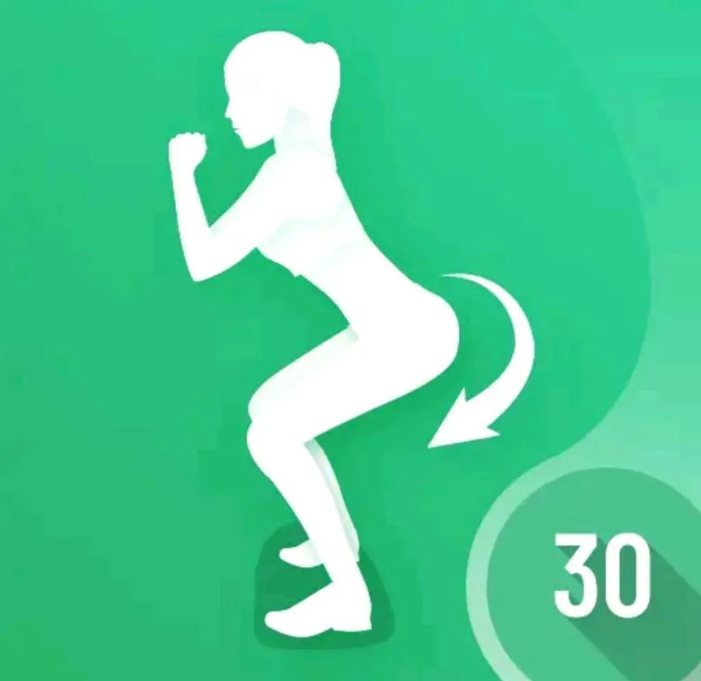 Ejercicios de Glúteos y Piernas - 30 Días