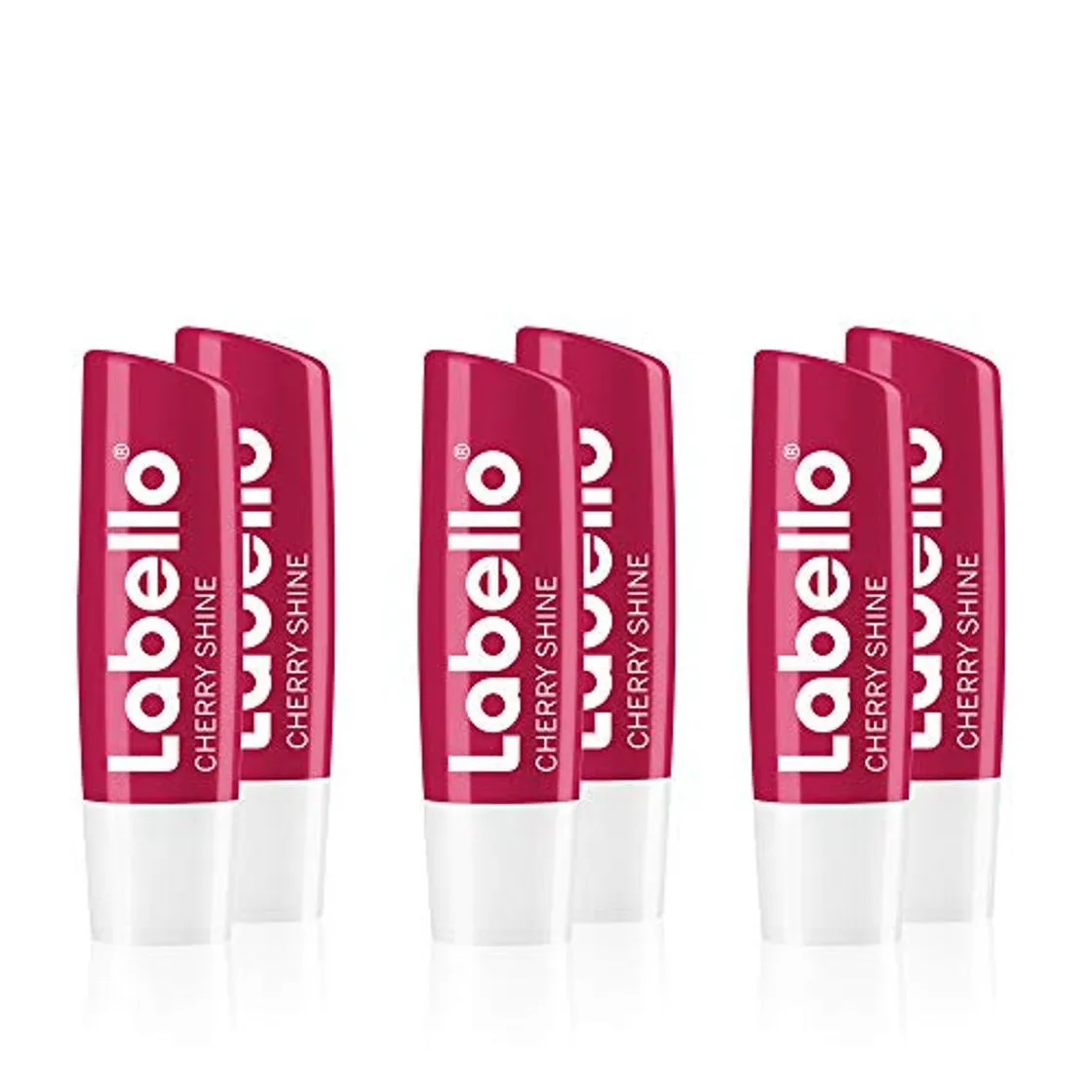 Nivea Pintalabios con labello auténtica Cuidado, Rojo, 3 Pack