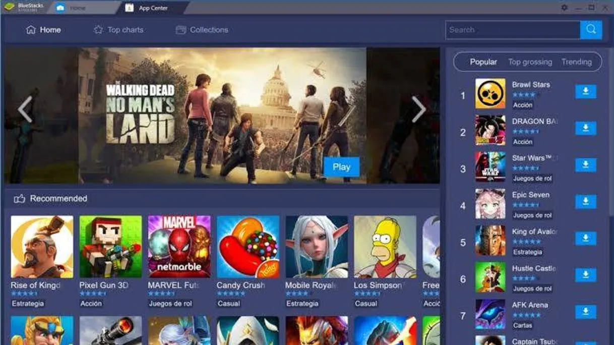 BlueStacks es un emulador de Pc