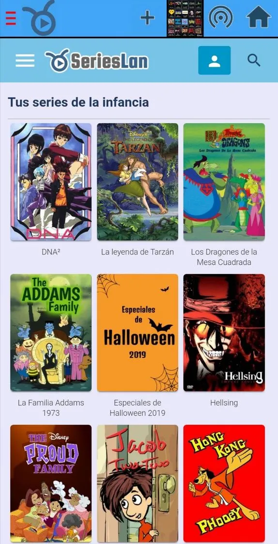 Nueva aplicacion de series y caricaturas.SeriesLan,peliculas