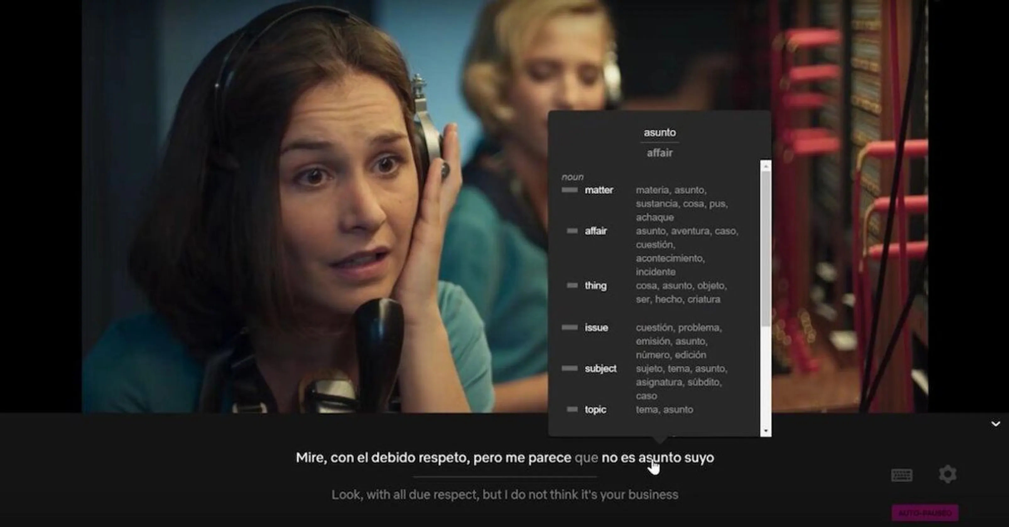 Language Learning with Netflix