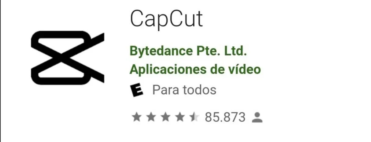 La aplicación se llama Cap cut y es de lo mejor