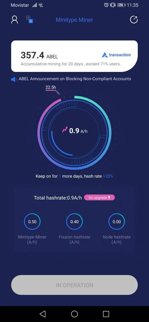 Que tal chic@s un Nuevo Modelo de Minado Abel coin