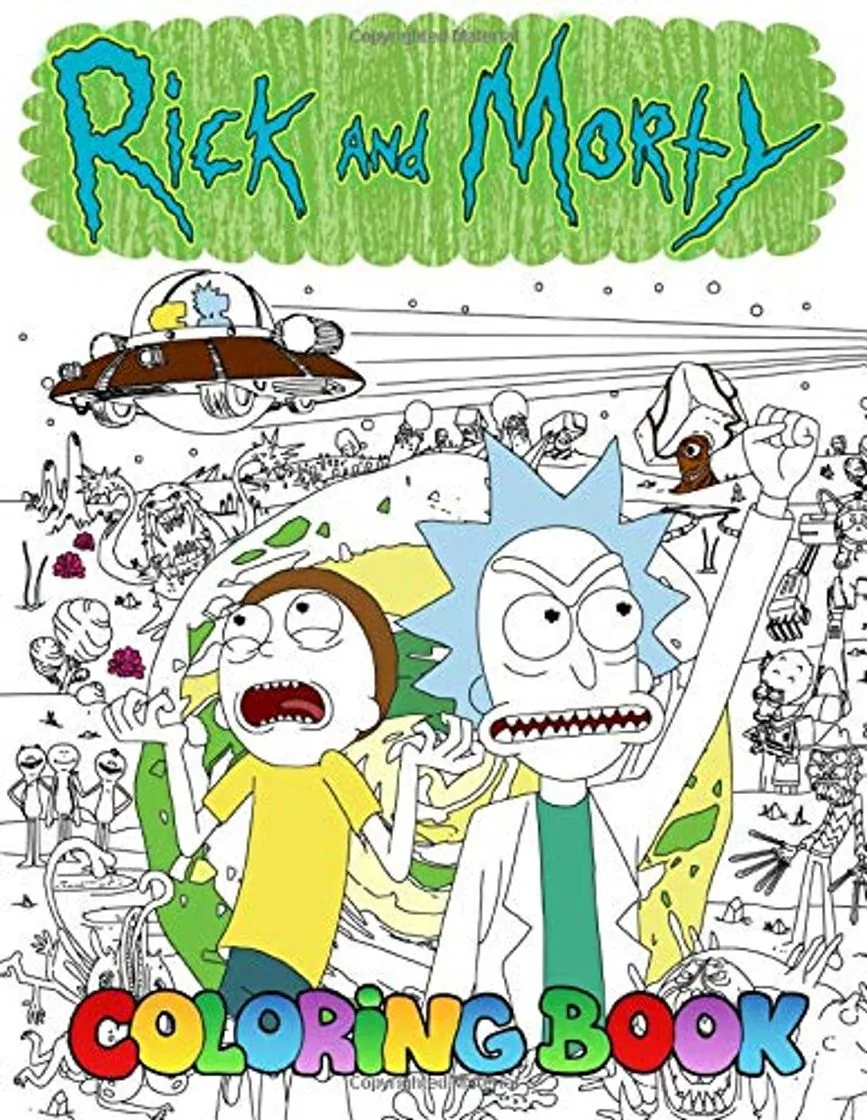 Rick And Morty Coloring Book
