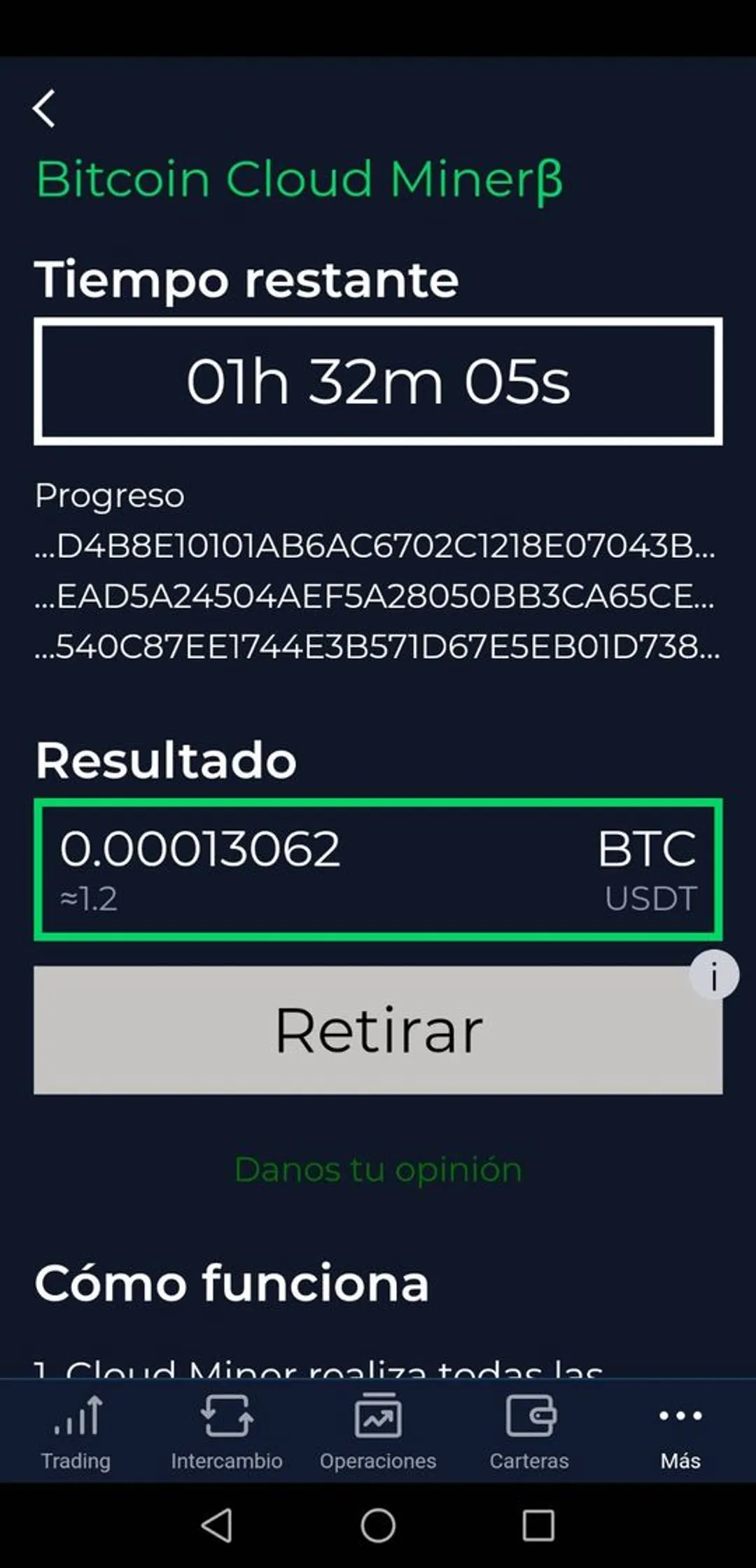 Stormgain gana más 1€ al día facil