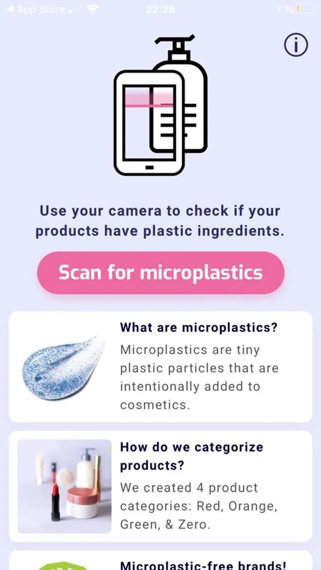 App para reconocer si tus productos contienen micro plástico