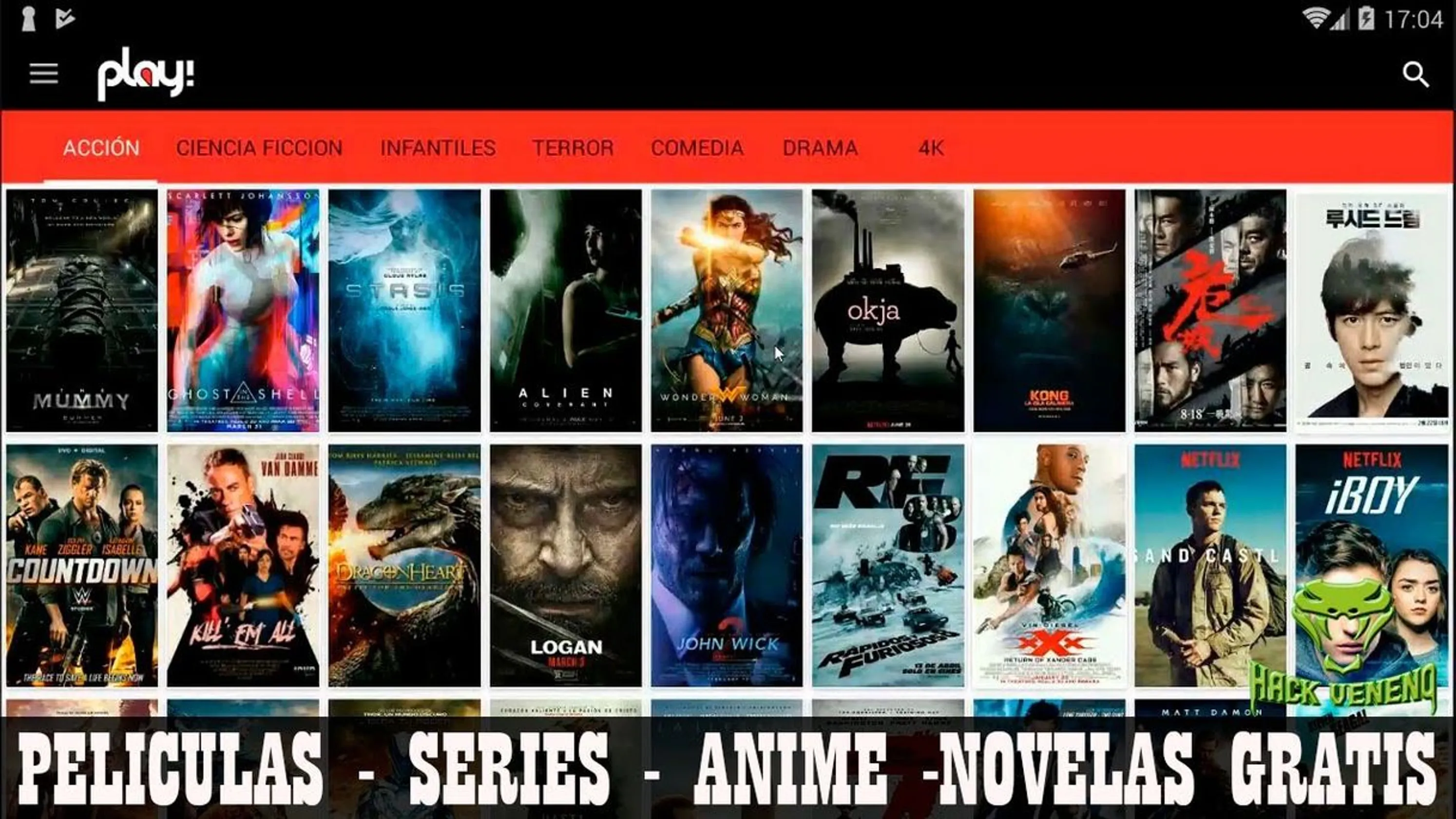 Disfruta de series y películas gratis sin muchos anuncios.