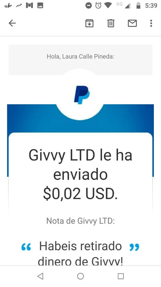 Empieza a ganar dinero gratis con givvy