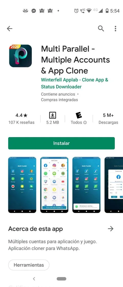 Multiple accounts