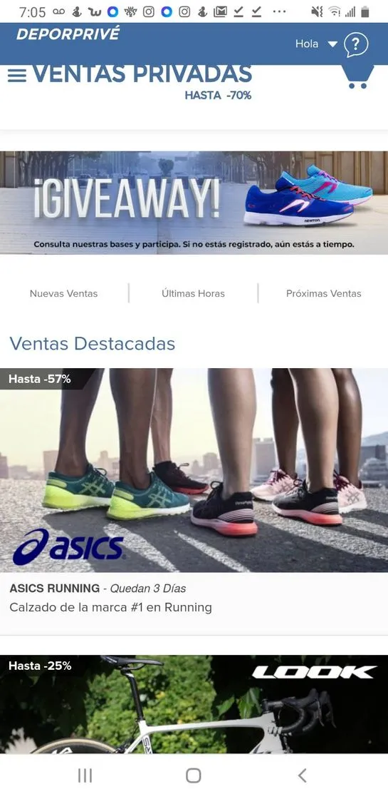 Apps de compras con descuento de 50% 70% 40% recomendada