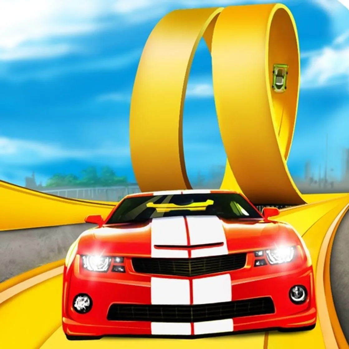 3D Stunt Car Race - eXtreme Racing Stunts Cars Driving Drift Games