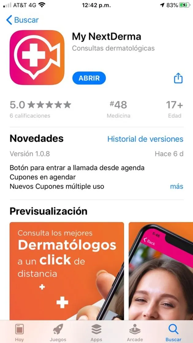 My NextDerma, app especializada en cuidados de la piel