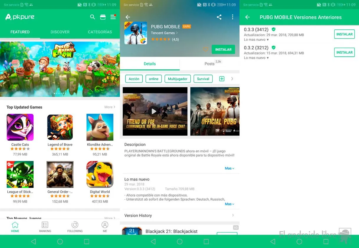 Es una aplicación que puedes descargar juegos y otras app