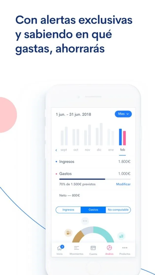 App Fintonic. Finanzas personales para ahorrar dinero