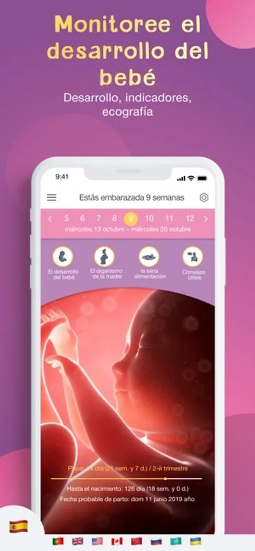 Esta app es para registrar y ver el crecimiento de tu bb.